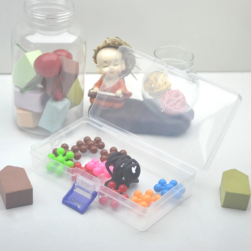 5pc Transparent Plastic Storage Boxes