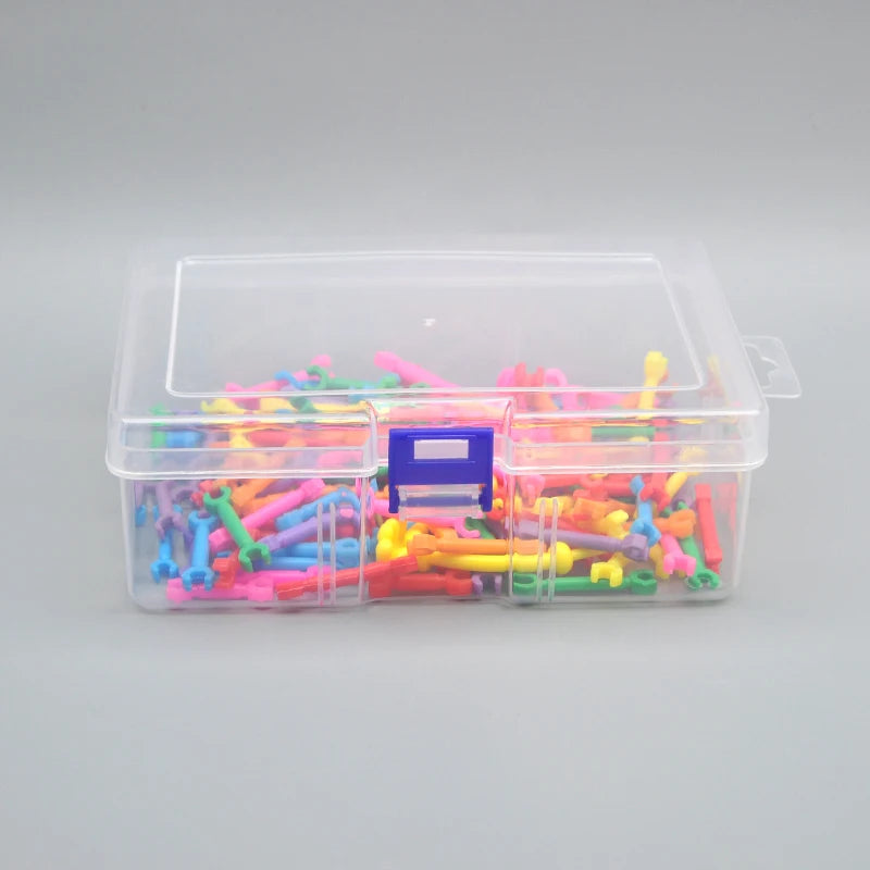 5pc Transparent Plastic Storage Boxes