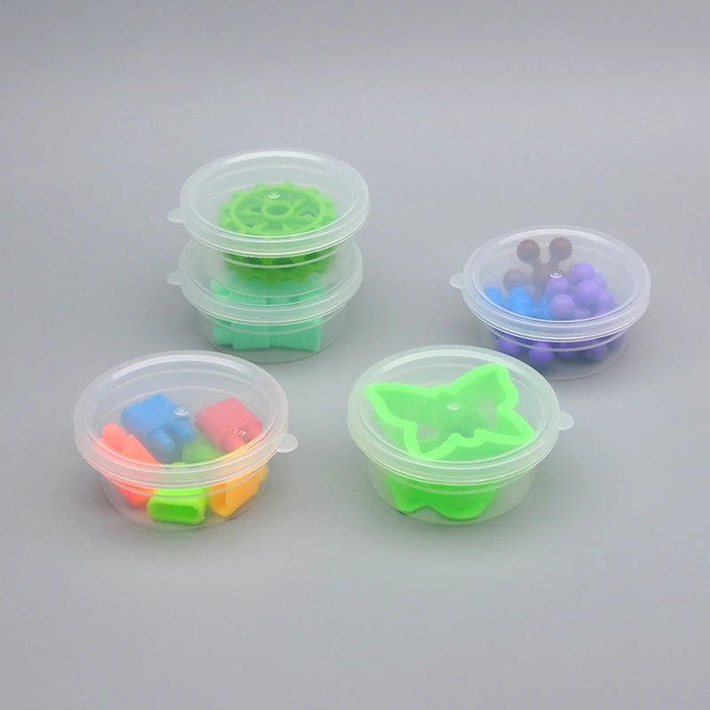 5pc Transparent Plastic Storage Boxes
