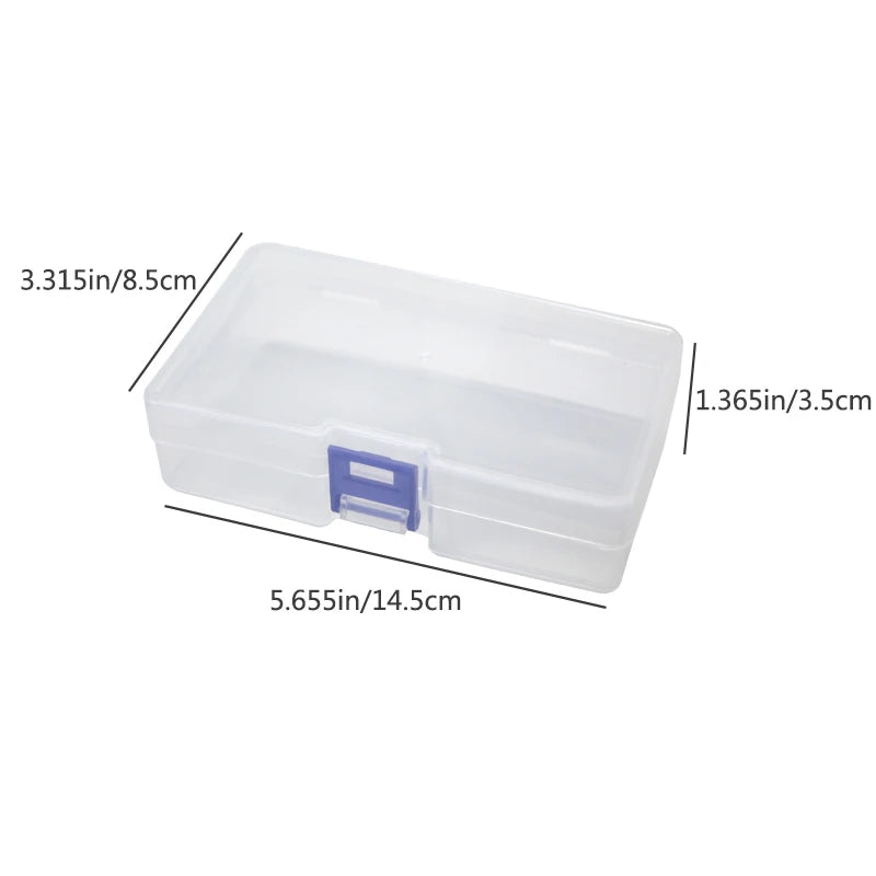 5pc Transparent Plastic Storage Boxes