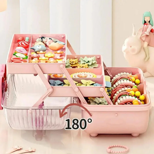 Children's Multi-layer Accessory Storage Box