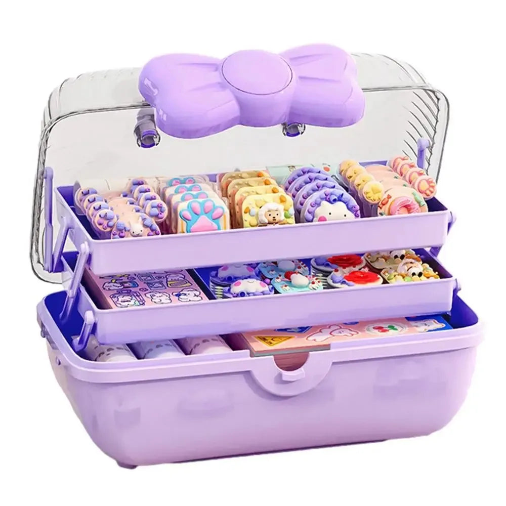 Children's Multi-layer Accessory Storage Box