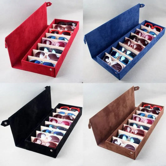 High Quality 8 Slot Glasses Case