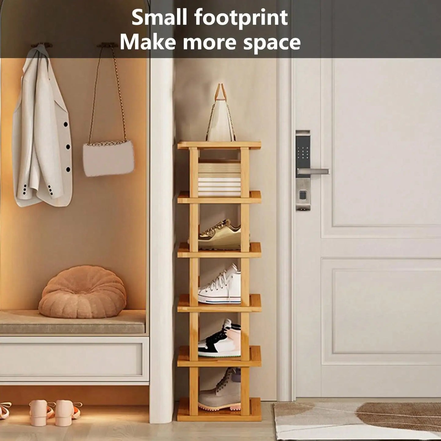 6 Layer Bamboo Shoe Rack