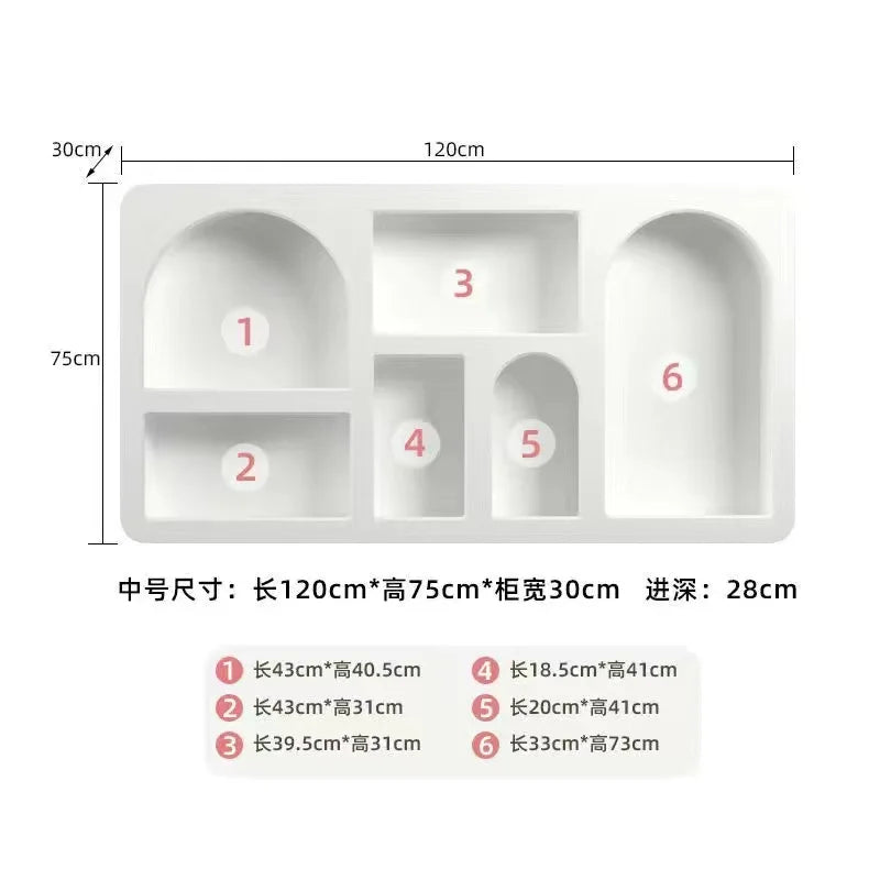 Luxury Wood Living Room Display