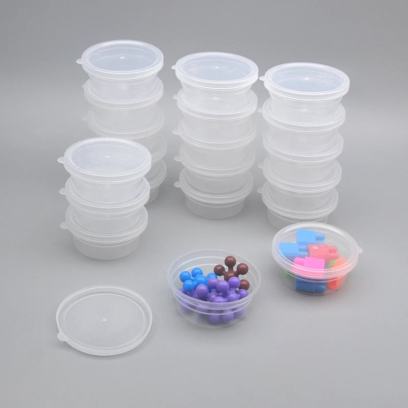 5pc Transparent Plastic Storage Boxes