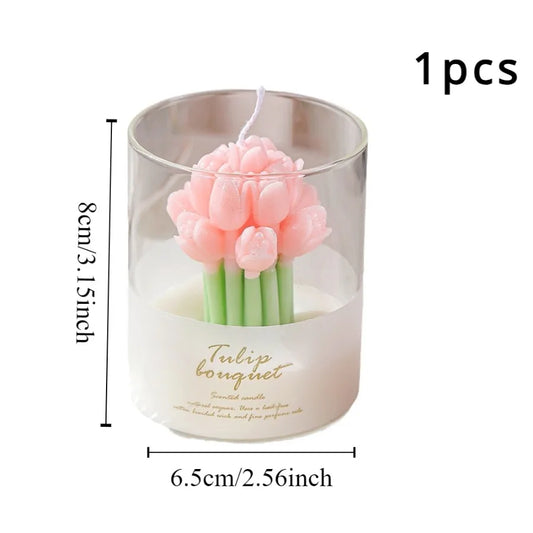 1pc Tulip Scented Candle