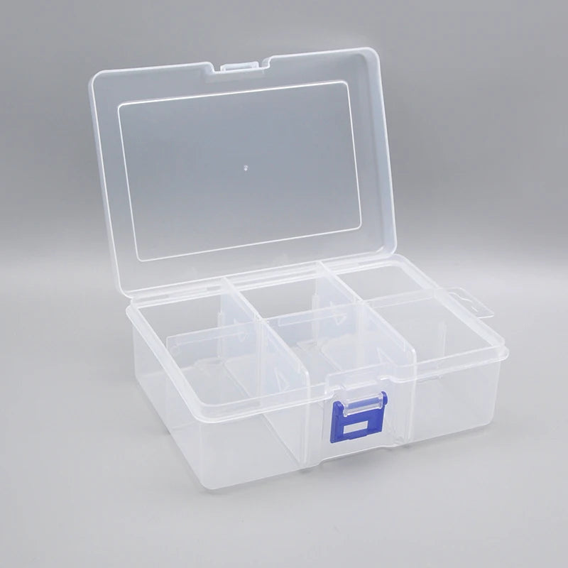 5pc Transparent Plastic Storage Boxes