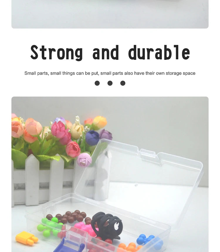 5pc Transparent Plastic Storage Boxes