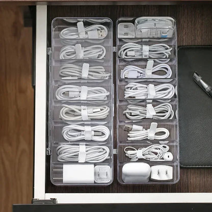 Transparent Cable Storage Box