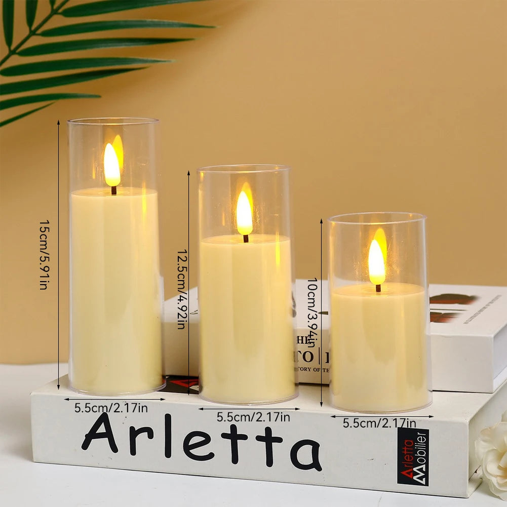 3Pcs/set LED Candles
