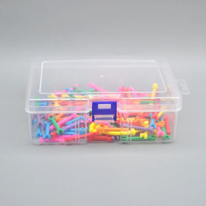 5pc Transparent Plastic Storage Boxes