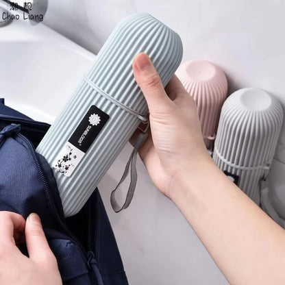 Portable Toothbrush Toothpaste Holder