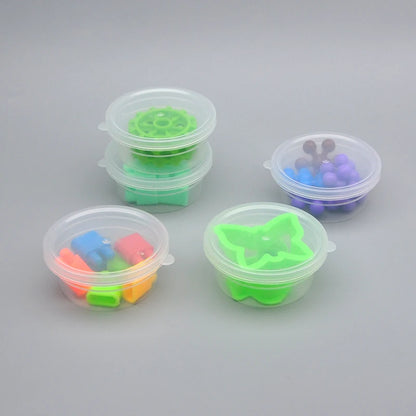 5pc Transparent Plastic Storage Boxes