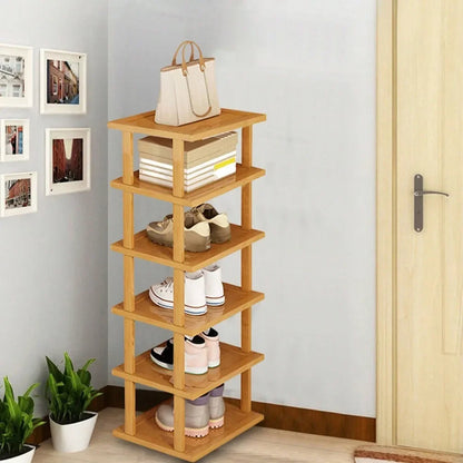 6 Layer Bamboo Shoe Rack