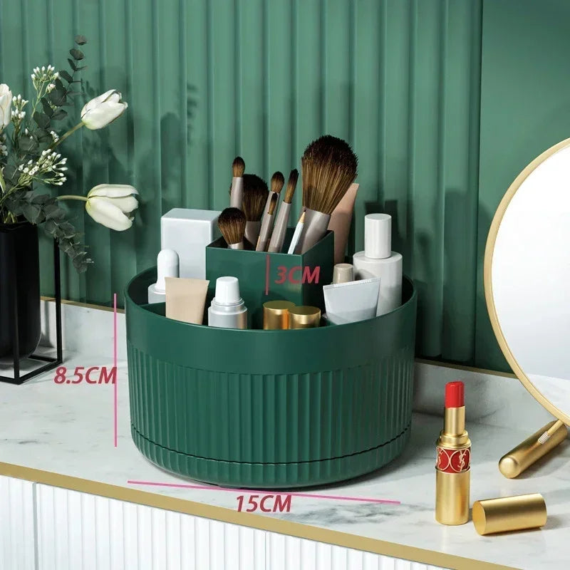 360° Rotating Cosmetics Organizer