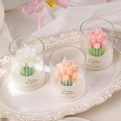 1pc Tulip Scented Candle