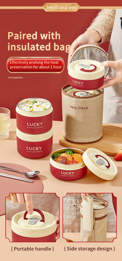 Portable Insulated Lunch Box