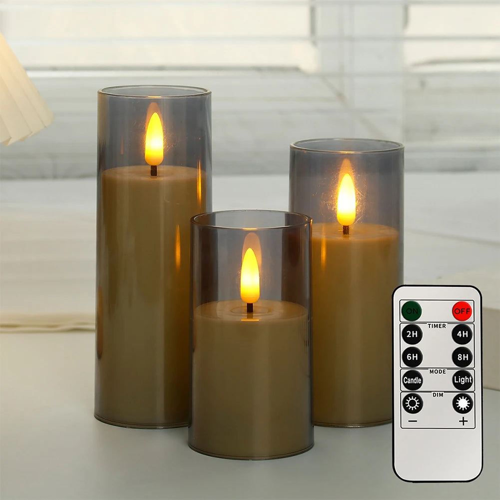 3Pcs/set LED Candles