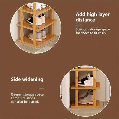 6 Layer Bamboo Shoe Rack