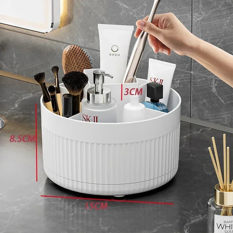 360° Rotating Cosmetics Organizer