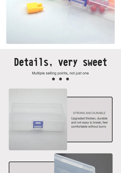 5pc Transparent Plastic Storage Boxes