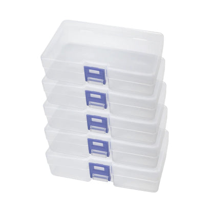 5pc Transparent Plastic Storage Boxes