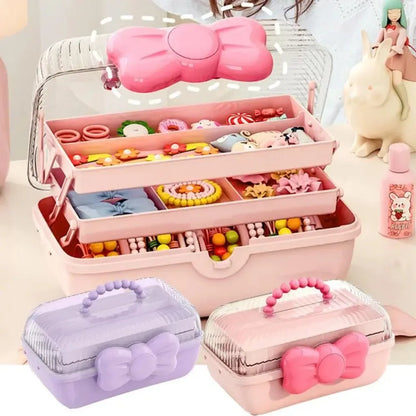 Children's Multi-layer Accessory Storage Box
