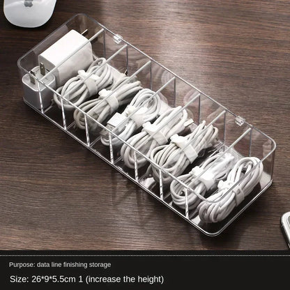 Transparent Cable Storage Box