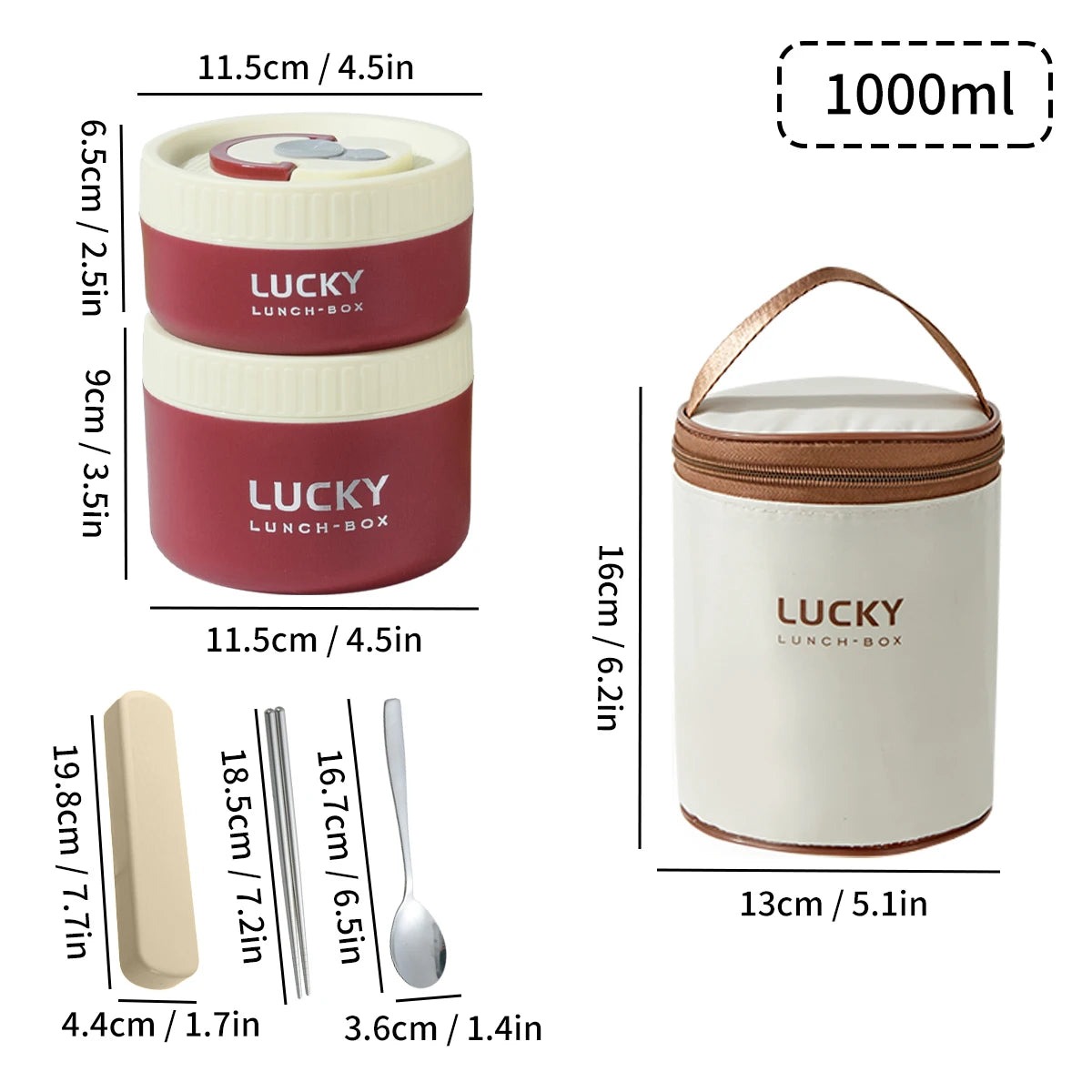 Portable Insulated Lunch Box