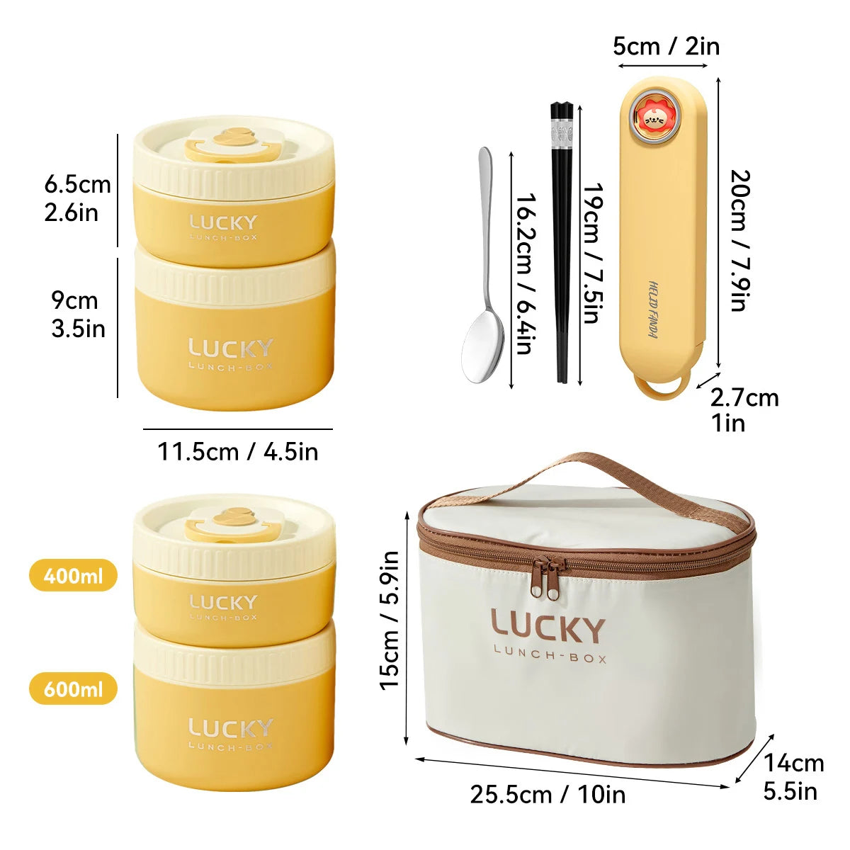 Portable Insulated Lunch Box