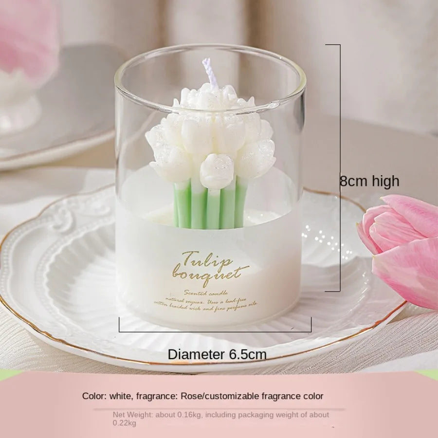 1pc Tulip Scented Candle