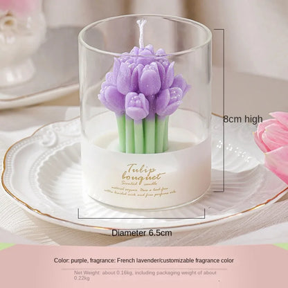 1pc Tulip Scented Candle