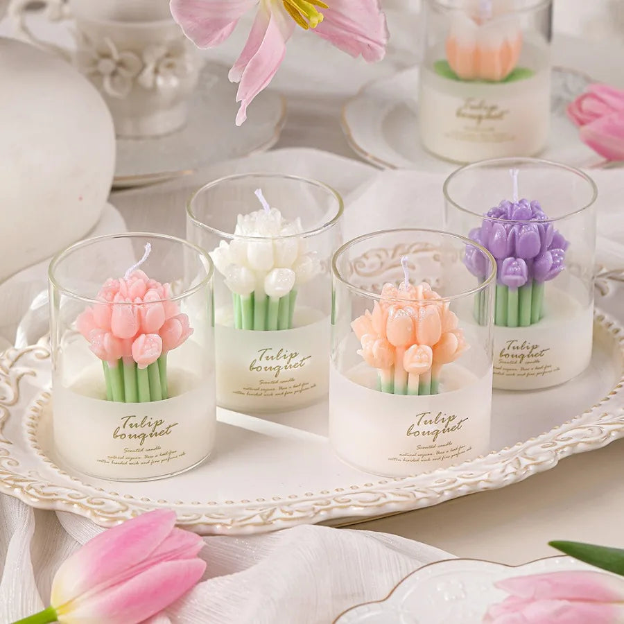 1pc Tulip Scented Candle