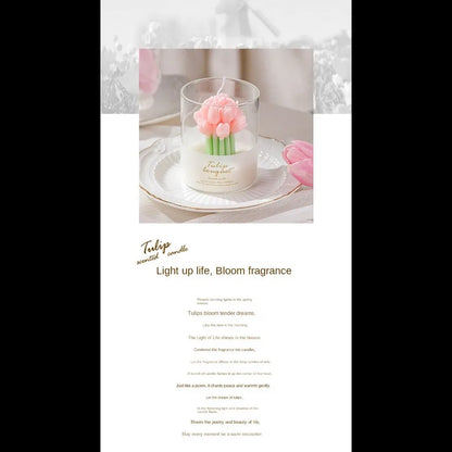 1pc Tulip Scented Candle