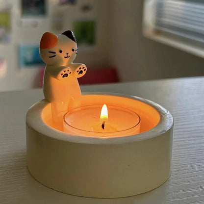 Cat Candle Holder (Candle not included)