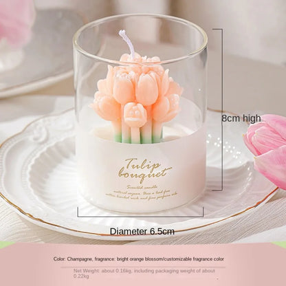 1pc Tulip Scented Candle