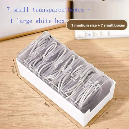 Transparent Cable Storage Box