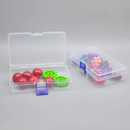 5pc Transparent Plastic Storage Boxes