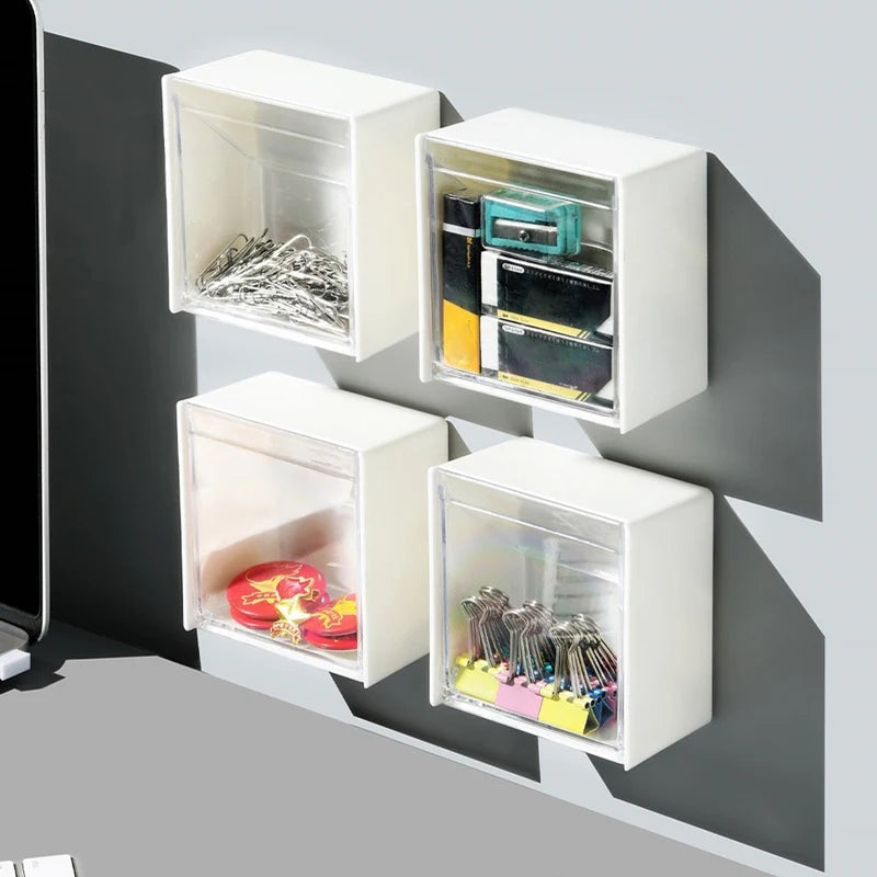 Wall Mounted Cotton Pad Storage Boxes