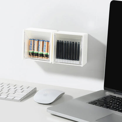 Wall Mounted Cotton Pad Storage Boxes