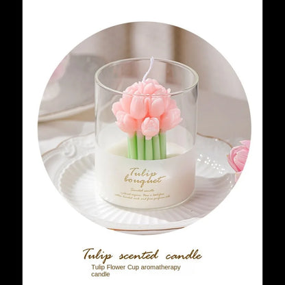 1pc Tulip Scented Candle