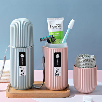 Portable Toothbrush Toothpaste Holder