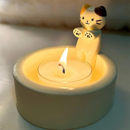 Cat Candle Holder (Candle not included)
