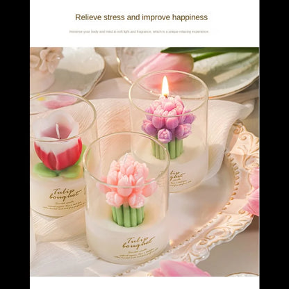 1pc Tulip Scented Candle