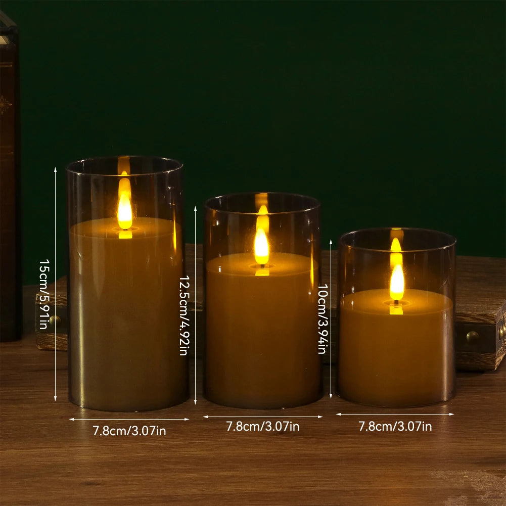 3Pcs/set LED Candles