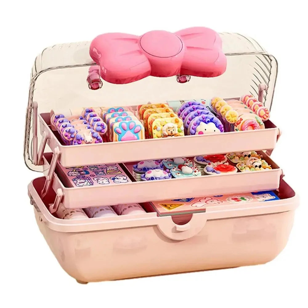 Children's Multi-layer Accessory Storage Box