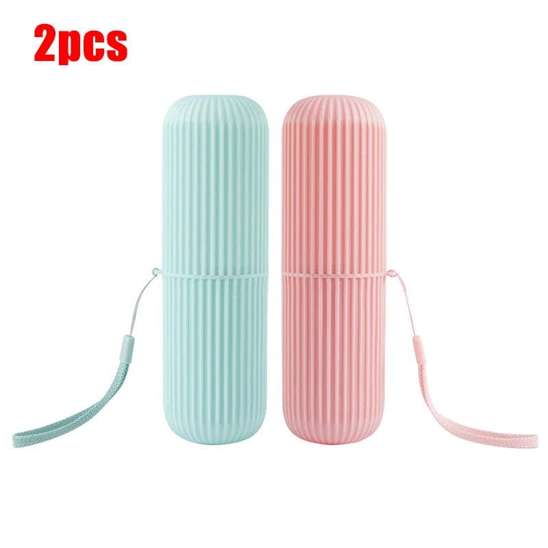 Portable Toothbrush Toothpaste Holder