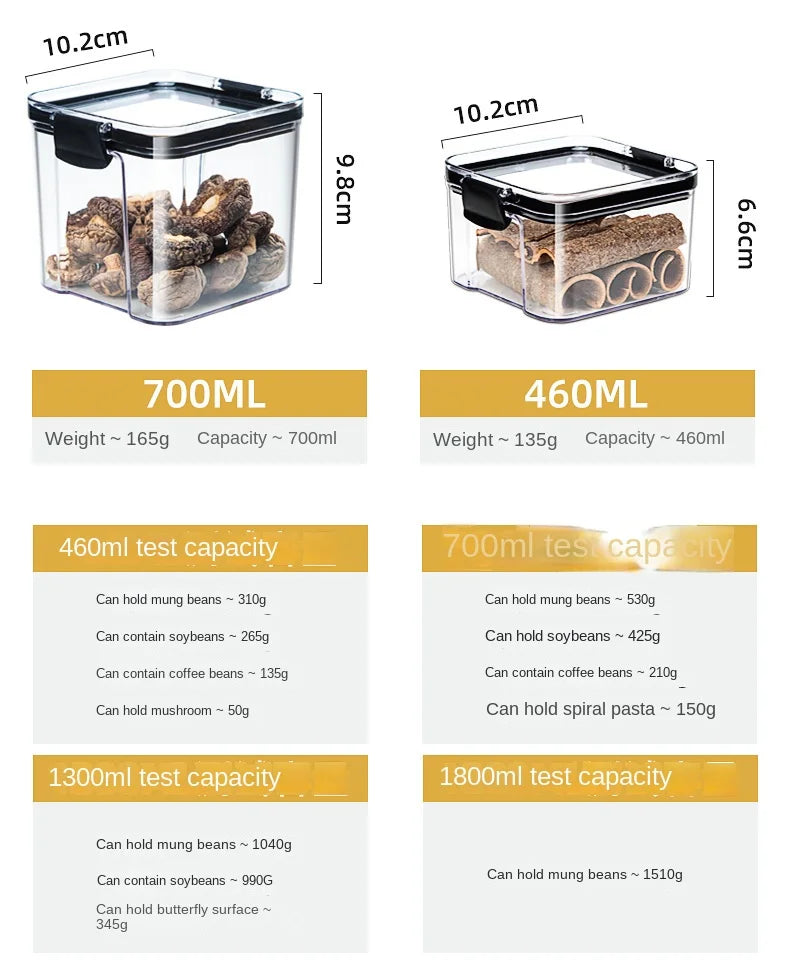Sealed Storage Containers