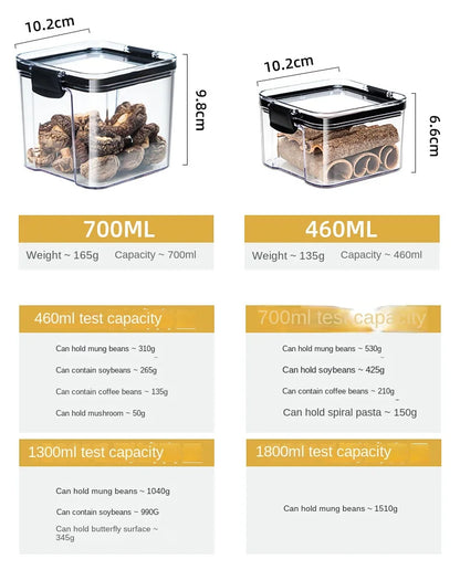 Sealed Storage Containers